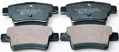 New brake pad set - disc,
