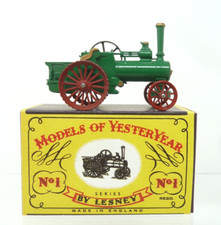 MATCHBOX MODELS OF YESTERYEAR Y-1-14 ALLCHIN TRACTION ENGINE RED TREADS