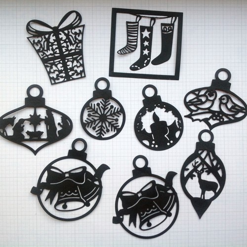 Christmas die cut sets 3 - die,