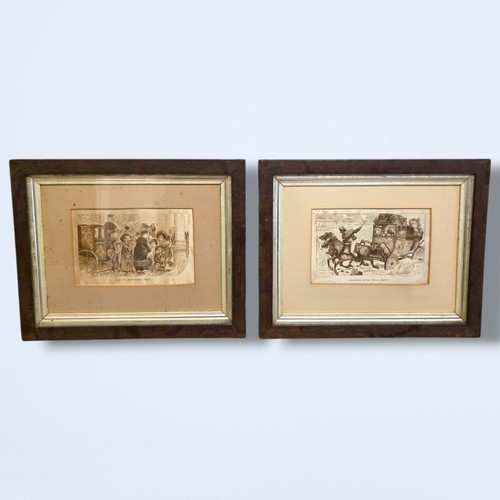 Pair antique george cruikshank - pair,