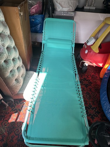 Blue sun loungers with - blue,