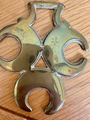 Vintage solid brass - solid,