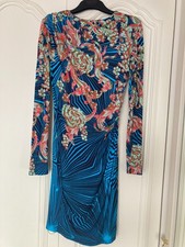 Matthew Williamson Vintage multicoloured long sleeved shift dress size 10
