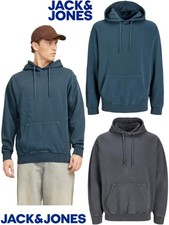 Jack & Jones Mens Hoodies Pullover Hooded Sweatshirt for Men UK, Size - S TO 2XL
