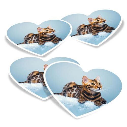 Heart vinyl stickers cute - 4x,
