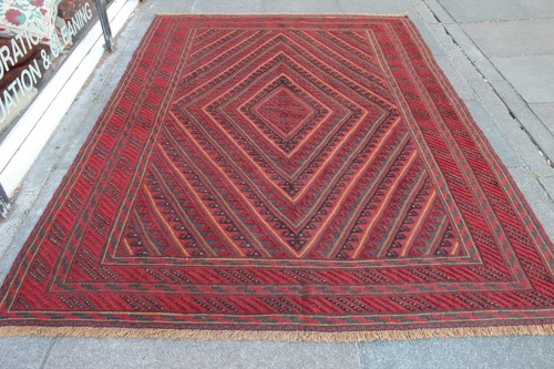 Vintage hand made afghan - hand,