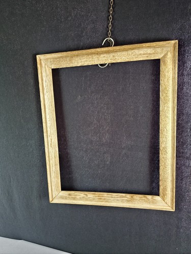 Antique bleached picture frame