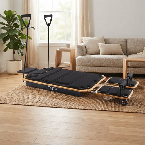 Compact wooden pilates - wooden,
