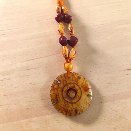 Vintage boho pendant necklace - vintage,