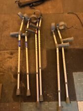 Crutches Pair X 2 Coopers Height Adjustable 3 To Choose from 