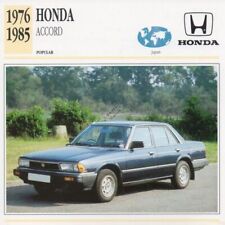 1976-1985 HONDA ACCORD Classic Car Photograph / Information Maxi Card