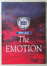 Lancia Dedra 2000 Turbo Brochure 1991