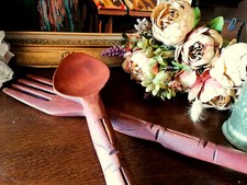  Huge vintage wooden Spoon &