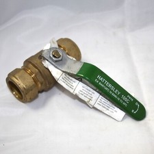 HATTERSLEY 100C BALL VALVE PN16 22mm GREEN HANDLE - NEW OTHER SEE DESCRIPTION
