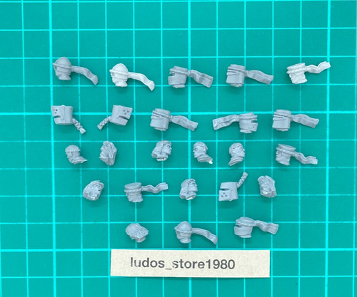 Bretonnia heads helmets - 24, a