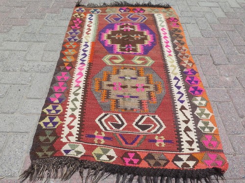Vintage turkish brown orange - vintage,