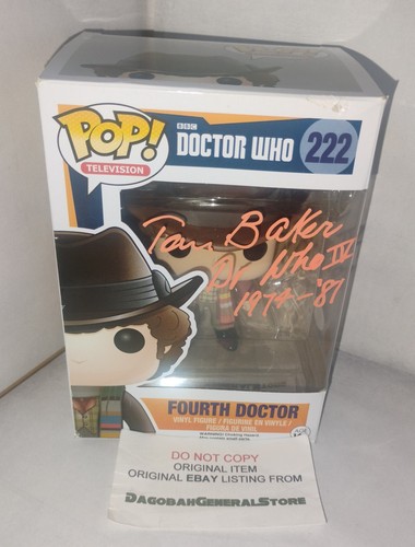 Tom baker hand signed - hand, funko