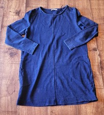 Tu Sainsburys Ladies Denim Tunic Dress 10 With Pockets and Stretch
