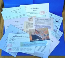 Replica Titanic Memorabilia