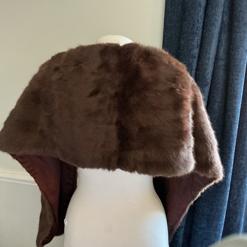 Vintage fur cape - stole, mink