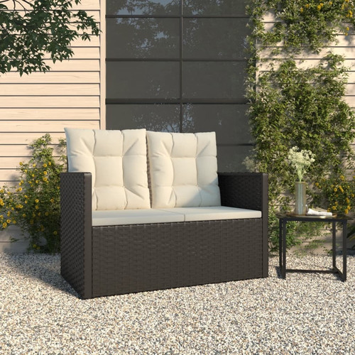 Patio bench with - patio, cushions