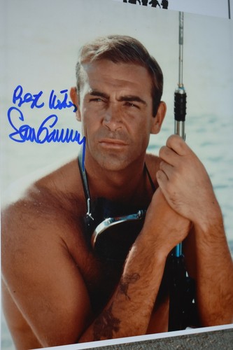 Sean connery signed james - sean,