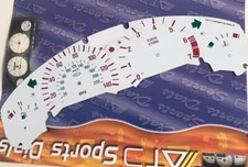 Bmw 3 Series E36 White Speedo