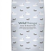 WILDTHINGS SWAN & DUCK FOOD waterfowl feed wild life bird floating pellets meals