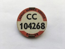 VINTAGE PSV DRIVER CC 104268 CAP BADGE