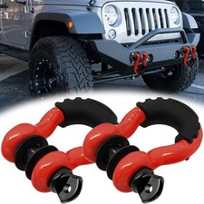 2 Pack 3/4" D Ring Shackle