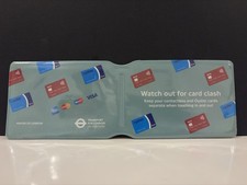 London Underground TfL Card Clash Oyster Card Plastic Wallet Tube Train NEW