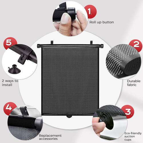 Pack car sun shade - sun, side