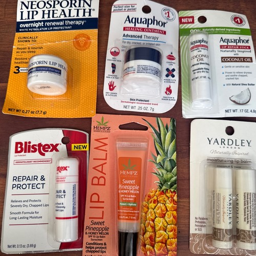 Lip balm lot aquaphor blistex - aquaphor,