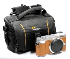 Panasonic Lumix GX80 Camera Body **5070 shots** in Tan + 32gbSD/LoweproBag #8396