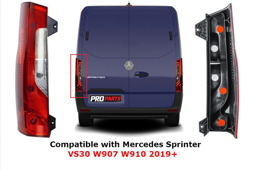 Rear tail light mercedes - n/s,