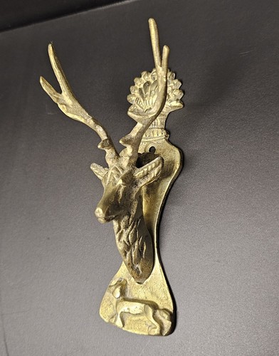 Vintage solid brass deer - solid,
