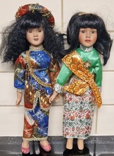 2 Chinese Porcelain Dolls 14"