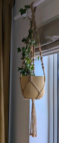 Macrame plant hanger jute - macrame,