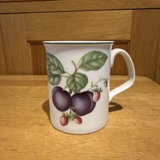 Vintage Ashberry St Michael M&S English Fine China Mug plum