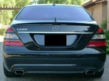 Rear spoiler spoiler lip trunk