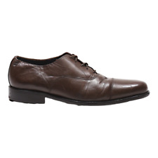 COLLEZIONE Oxford Shoes Brown Leather Mens UK 7