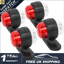 4 x Mini Side Rubber Led Marker Lights Trailer Truck Lorry Camper Outline 12-24v