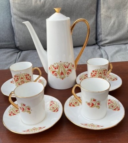 Vintage bone china coffee - bone,