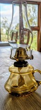 Vintage Oil Lamp and Shade