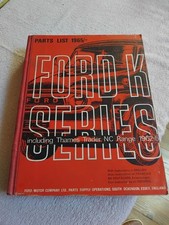 Ford K Series Including Thames Trader NC Range 1962-65 Parts List Catalogue VGC