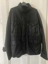 Mens Barbour 3 Royal Warrant Sapper Wax Jacket Black XL