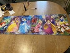 Disney Princess Panorama 1000 Piece Jigsaw Puzzle Used But Complete See Pictures
