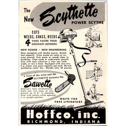 Hoffco inc the new scythette - hoffco.,