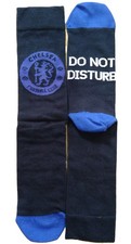 Chelsea FC Socks Mens Do Not Disturb Football Socks