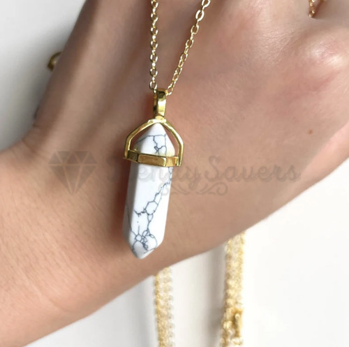 Crystal women men howlite - men,